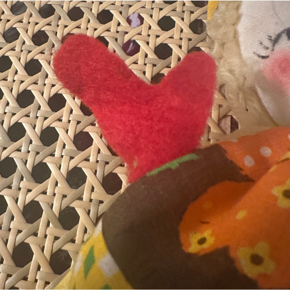 Lot of 3 VTG HANDMADE Weighted Clown Jester Doll Colorful Fabric Patchwork *Read - Picture 10 of 15